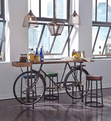 Cycle Brown/Black Counter Table - Ornate Home