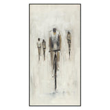 Cyclist Multicolor Painting by Buddy Whitlock - Ornate Home