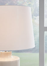 Cylener Off White Table Lamp (Online Special Price) - Ornate Home