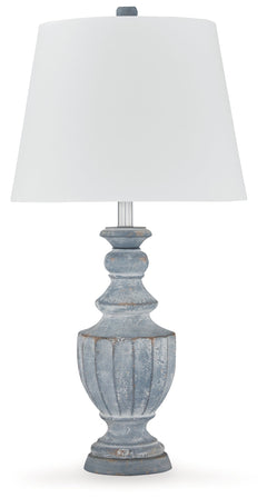 Cylerick Antique Blue Table Lamp - Ornate Home