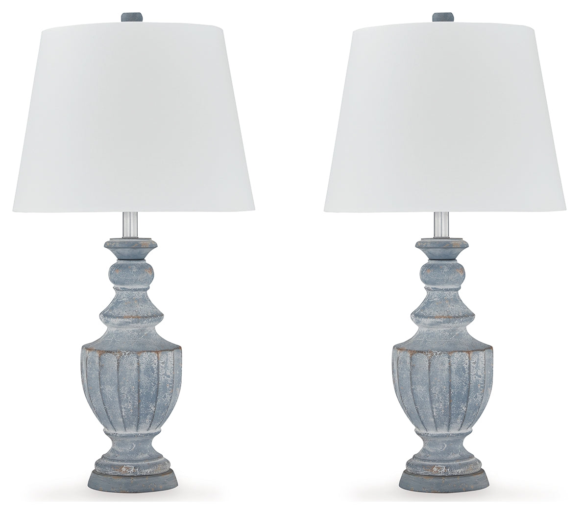 Cylerick Antique Blue Table Lamp (Set of 2) - Ornate Home