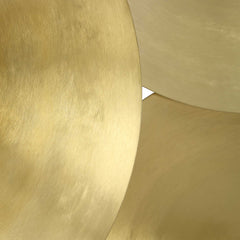 Cymbalic Brass Round Wall Art (Set of 3) - Ornate Home