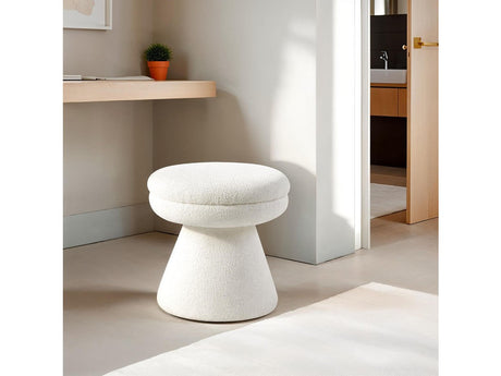 Cynthia Beige Stool - Ornate Home