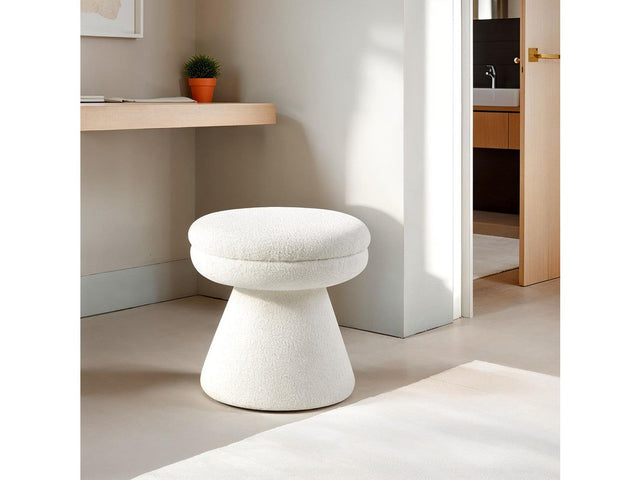 Cynthia Beige Stool - Ornate Home