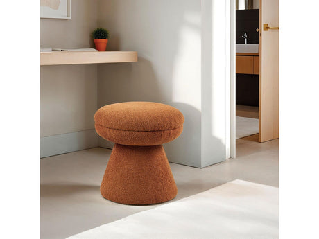 Cynthia Saddle Brown Stool - Ornate Home