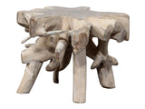 Cypress Natural Whitewash End Table - Ornate Home