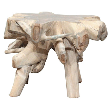 Cypress Natural Whitewash End Table - Ornate Home