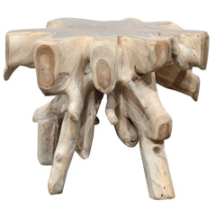 Cypress Natural Whitewash End Table - Ornate Home