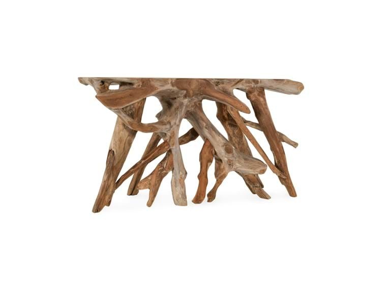 Cypress Root Natural Console Table (59”W) - Ornate Home