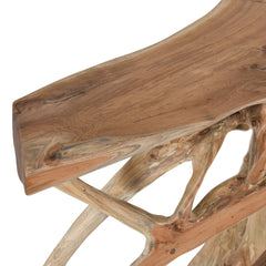 Cypress Root Natural Console Table (70”W) - Ornate Home