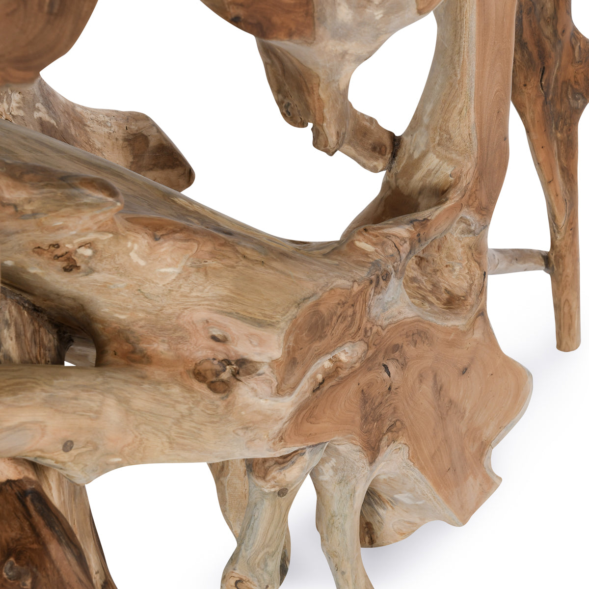 Cypress Root Natural Console Table (70”W) - Ornate Home