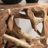 Cypress Root Natural Console Table (70”W) - Ornate Home