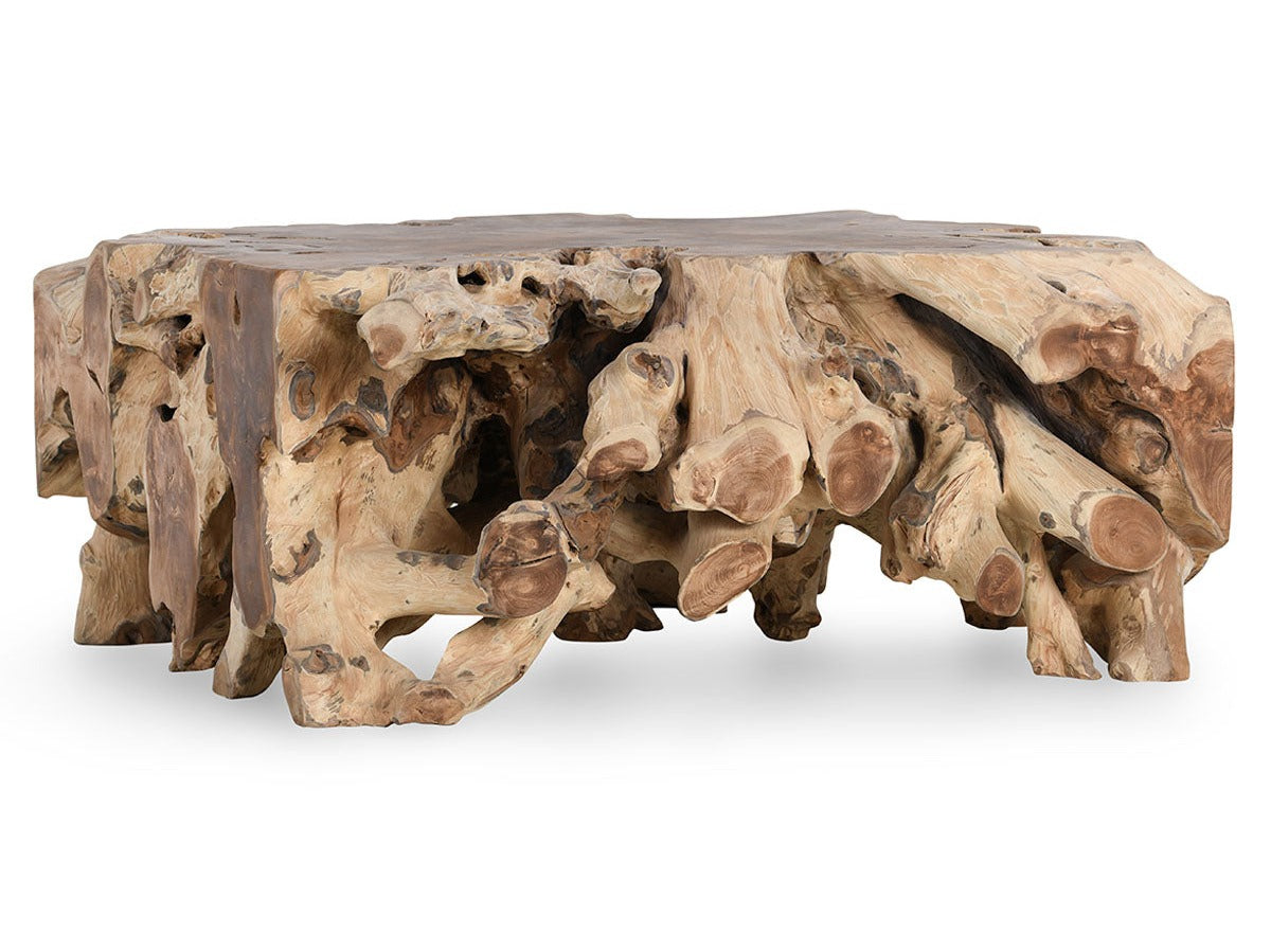 Cypress Root Natural Square Coffee Table - Ornate Home