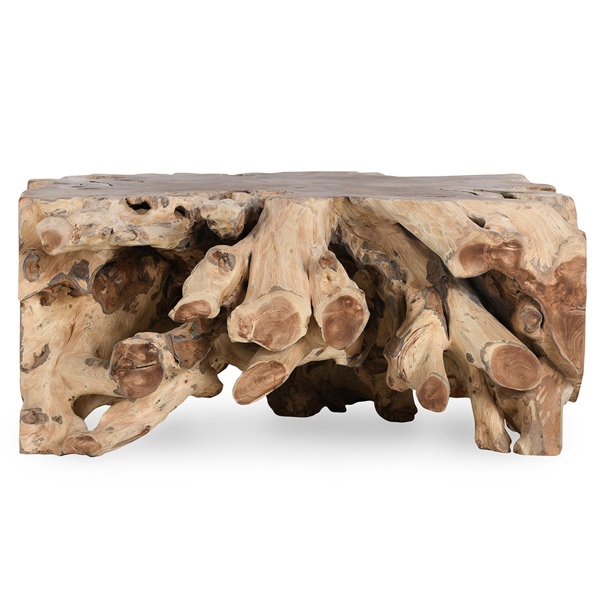 Cypress Root Natural Square Coffee Table - Ornate Home