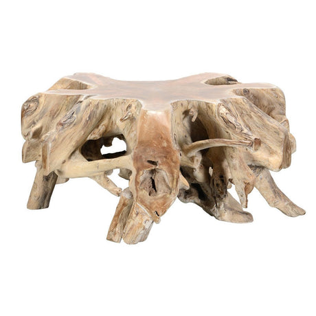 Cypress Root Natural Whitewash Coffee Table - Ornate Home