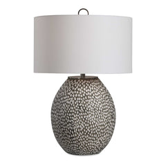Cyprien Gray/White Table Lamp - Ornate Home