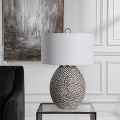 Cyprien Gray/White Table Lamp - Ornate Home