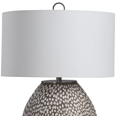 Cyprien Gray/White Table Lamp - Ornate Home