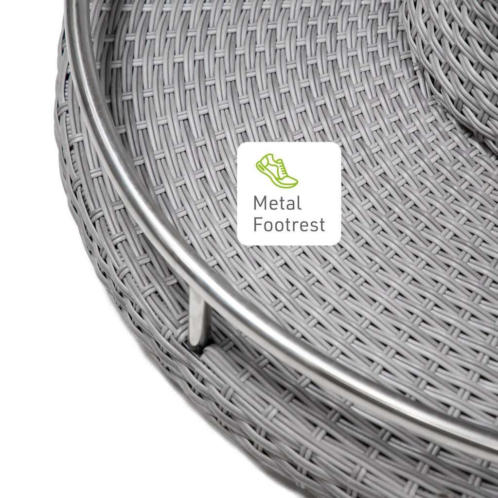 Cyprus Gray Round Outdoor Table - Ornate Home