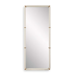 Cyprus White Dressing Mirror - Ornate Home