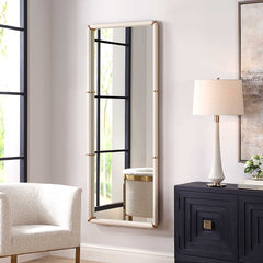 Cyprus White Dressing Mirror - Ornate Home