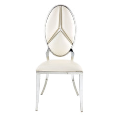 Cyrene Beige/Antique White Side Chair (Set of 2) - Ornate Home