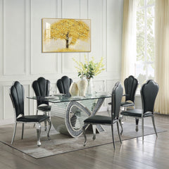 Cyrene Black Side Chair (Set of 2) - Ornate Home