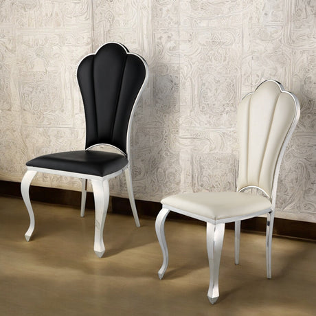 Cyrene Black Side Chair (Set of 2) - Ornate Home