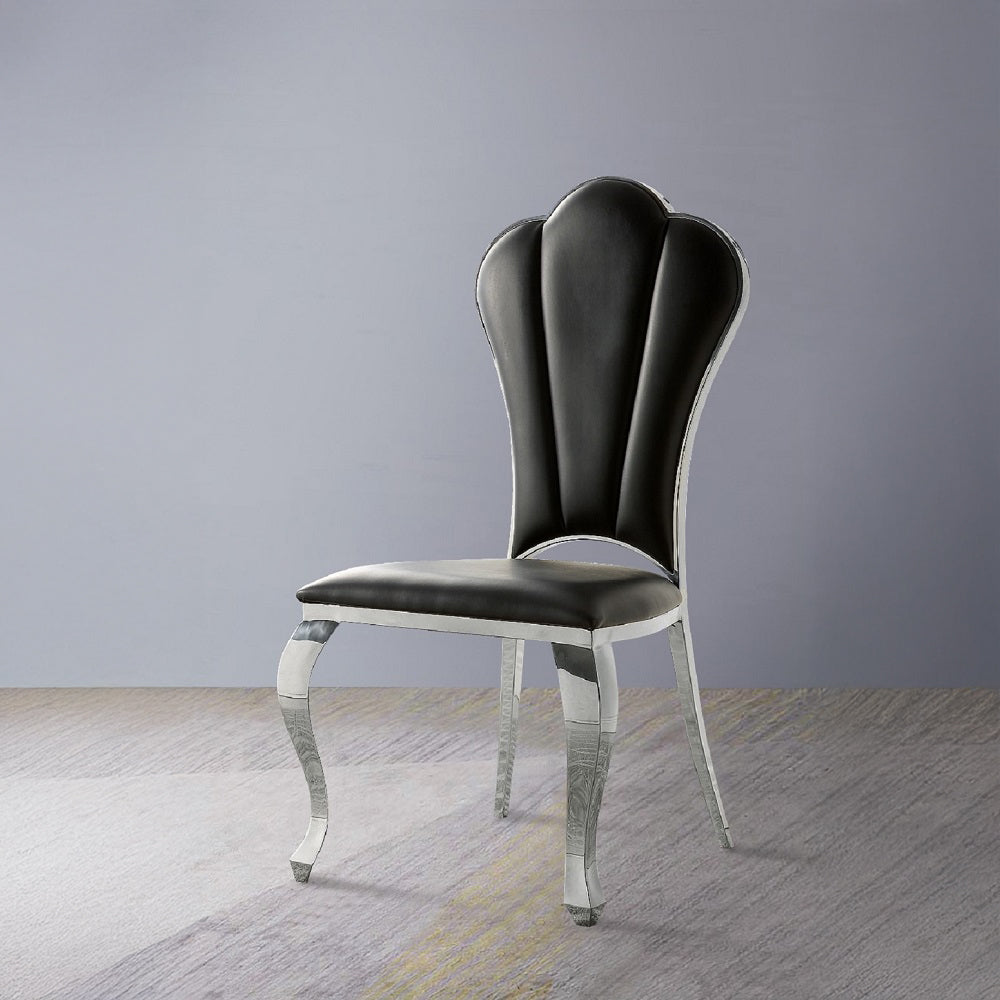 Cyrene Black Side Chair (Set of 2) - Ornate Home