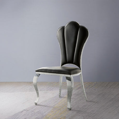 Cyrene Black Side Chair (Set of 2) - Ornate Home