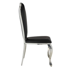 Cyrene Black Side Chair (Set of 2) - Ornate Home