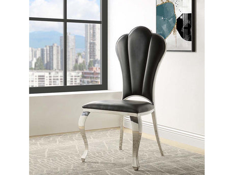 Cyrene Black Side Chair (Set of 2) - Ornate Home