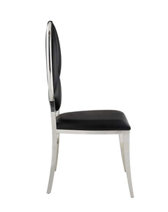 Cyrene Black Side Chair (Set of 2) - Ornate Home