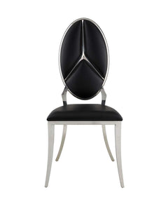 Cyrene Black Side Chair (Set of 2) - Ornate Home