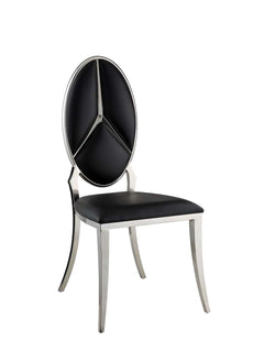 Cyrene Black Side Chair (Set of 2) - Ornate Home