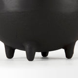 Cyrus Black Spherical Vase Decorative Object - Ornate Home