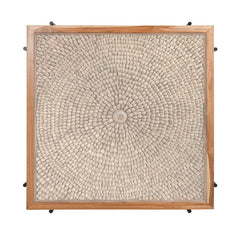 Cyrus Natural/Black Coffee Table - Ornate Home