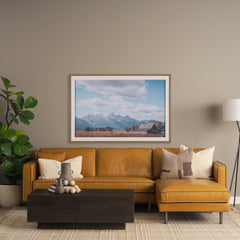 D'Arcy Tan Leather Right Chaise Sectional - Ornate Home