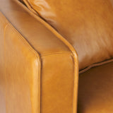 D'Arcy Tan Leather Sofa - Ornate Home