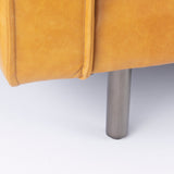 D'Arcy Tan Leather Sofa - Ornate Home