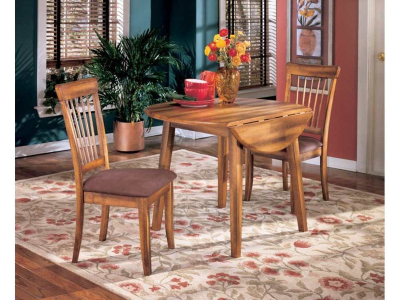 Berringer Rustic Brown Dining Room Set /3 pc - Ornate Home