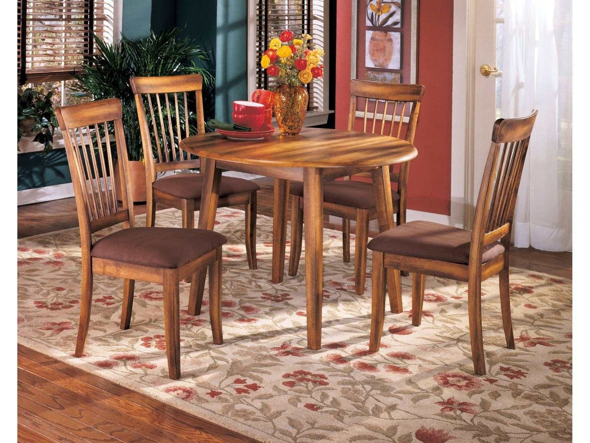 Berringer Rustic Brown Dining Room Set /5 pc - Ornate Home