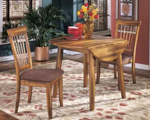 Berringer Rustic Brown Drop Leaf Dining Table - Ornate Home