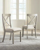 Parellen Gray Dining Room Set with Storage Table & Bench / 6pc - Ornate Home