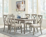 Parellen Gray Dining Room Set / 7pc - Ornate Home