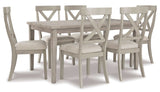 Parellen Gray Dining Room Set / 7pc - Ornate Home