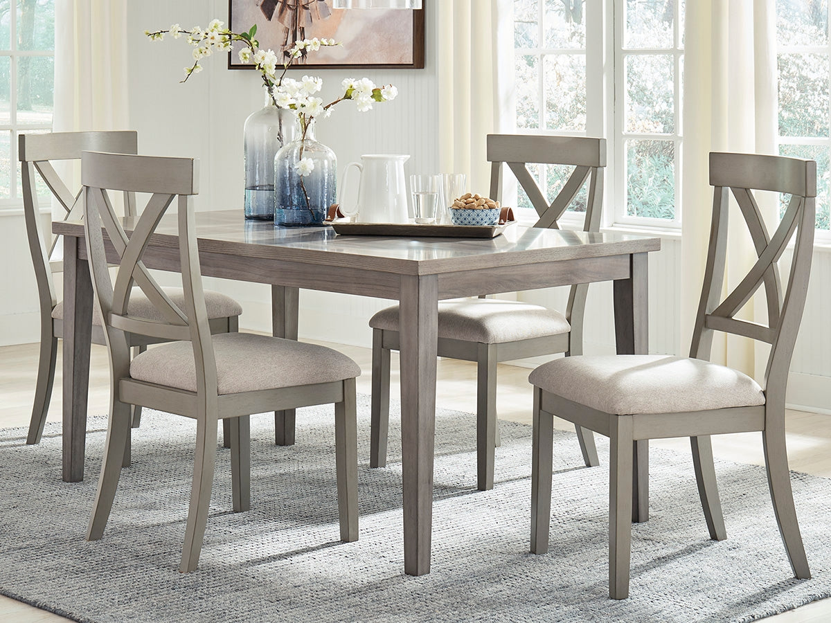 Parellen Gray Dining Table - Ornate Home