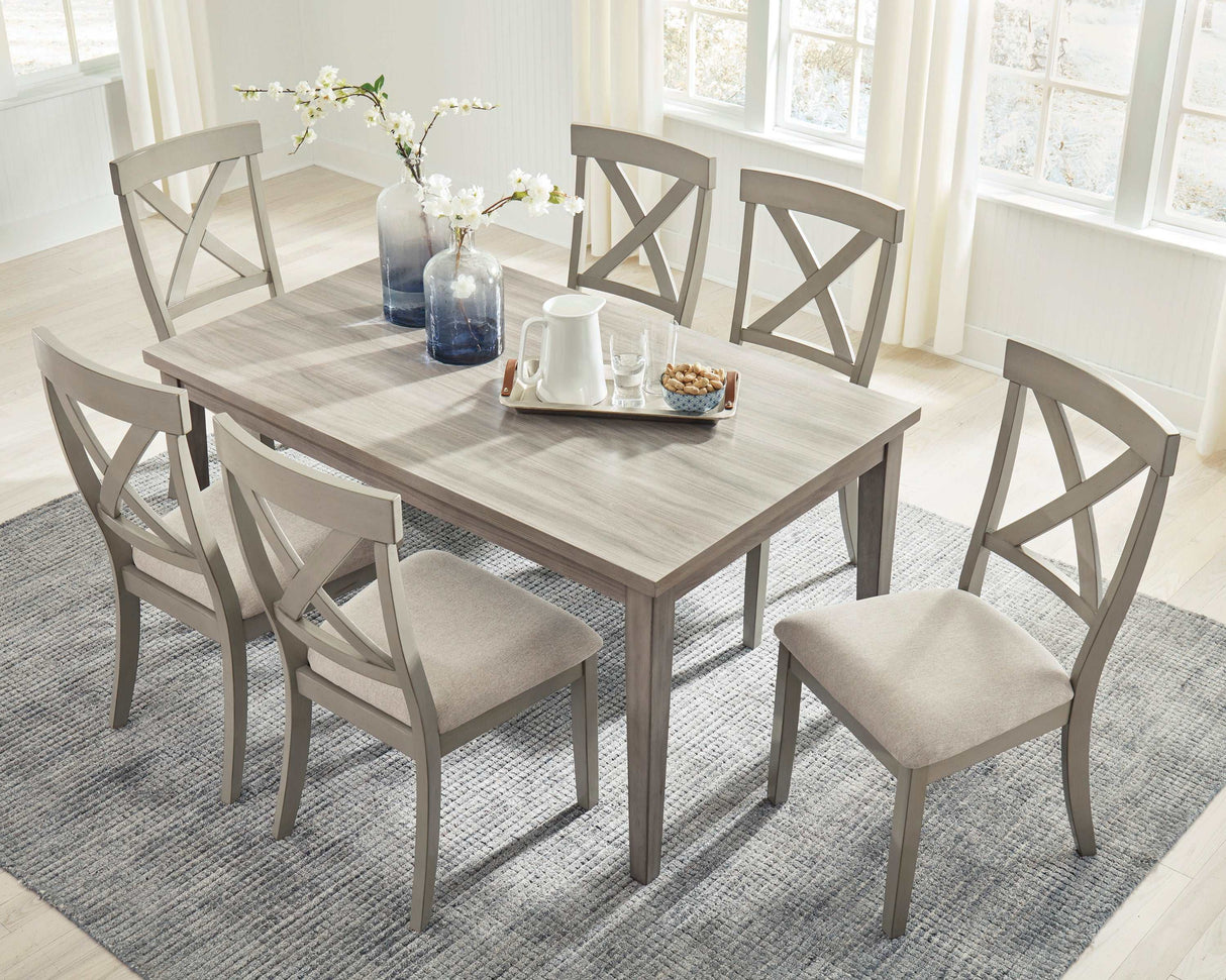 Parellen Gray Dining Table - Ornate Home