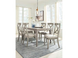 Parellen Gray Dining Room Set / 7pc - Ornate Home