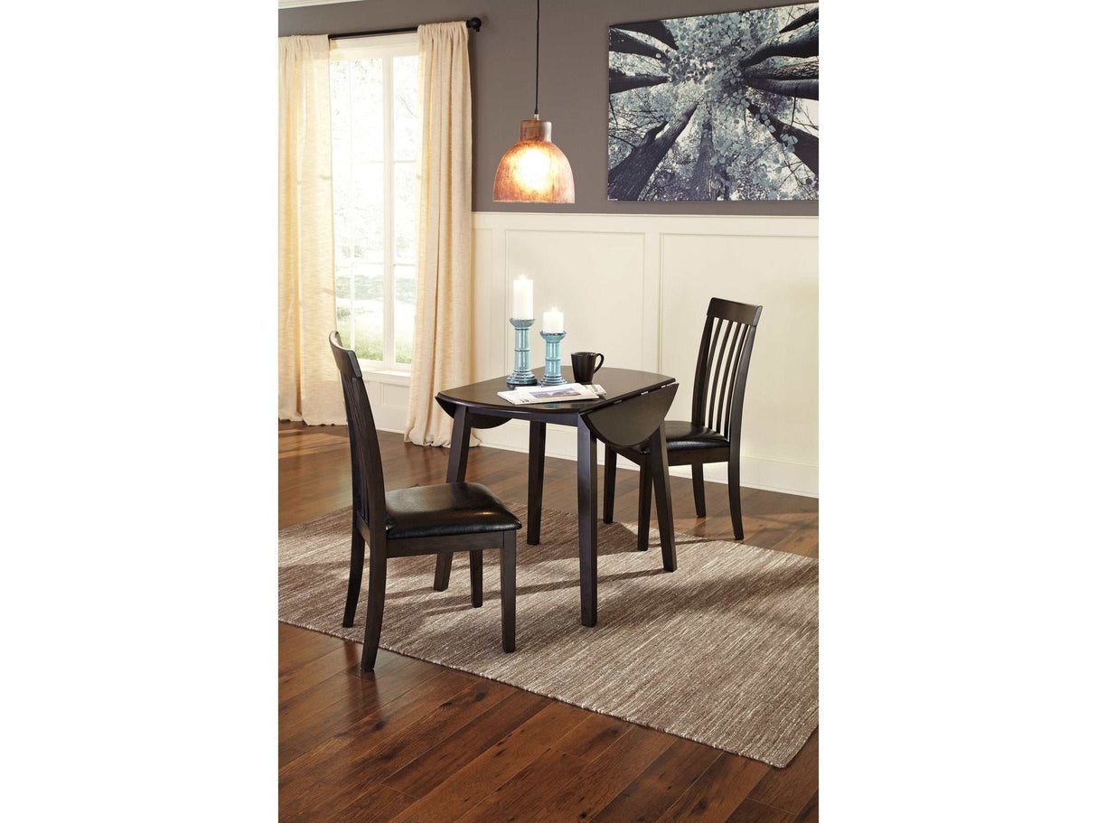 Hammis Dark Brown Dining Room Set / 3pc - Ornate Home